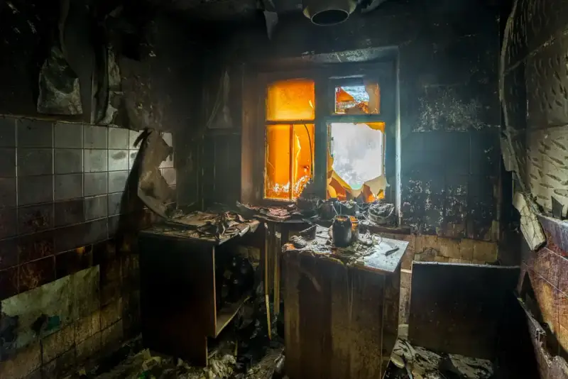 Fire Damage Cleanup professionals at work in Fullerton